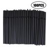 100pcs Mini Short Cocktail Straws Black Plastic Straw For Birthday Wedding Decor Party Event Drinking Straws Beverage Straws