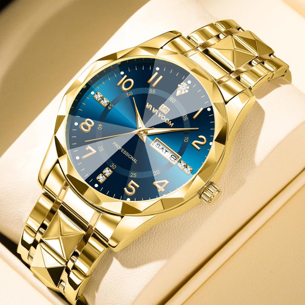 Вау Часы мужские с дизайном огранки бриллианта и логотипом на заказ