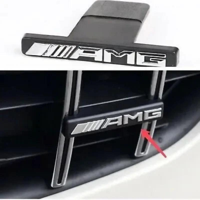 WMFH9 AMG Car Front Grill Badge Emblem Sticker for Mercedes benz W212 W213 W202 W211 W176 W210 W205 Gla Glc Cls Glk Accessories