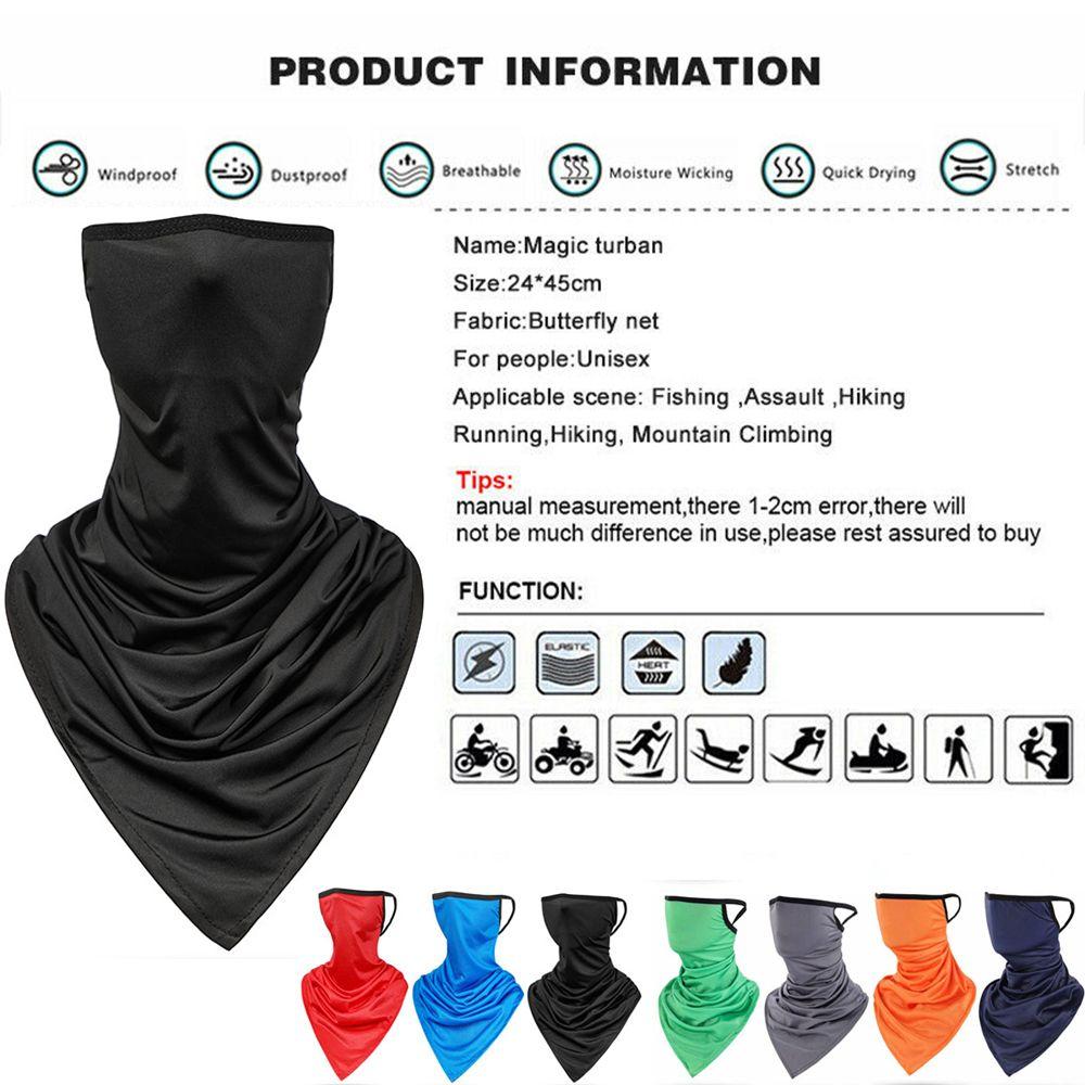 Headwear Outdoor Face Scarf Head Face Neck Gaiter Multi-function Headband Scarf Cycling Equipment