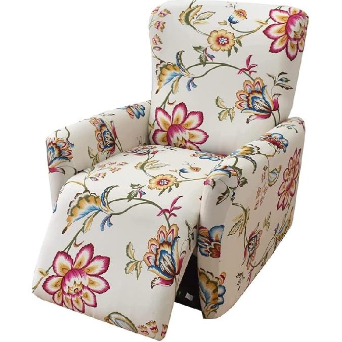 Эластичный чехол для кресла-реклайнера, Принтованные чехлы для кресла, Чехол для дивана-реклайнера, Нескользящий облегающий защитный чехол для мебели, для гостиной, спальни, дома, M