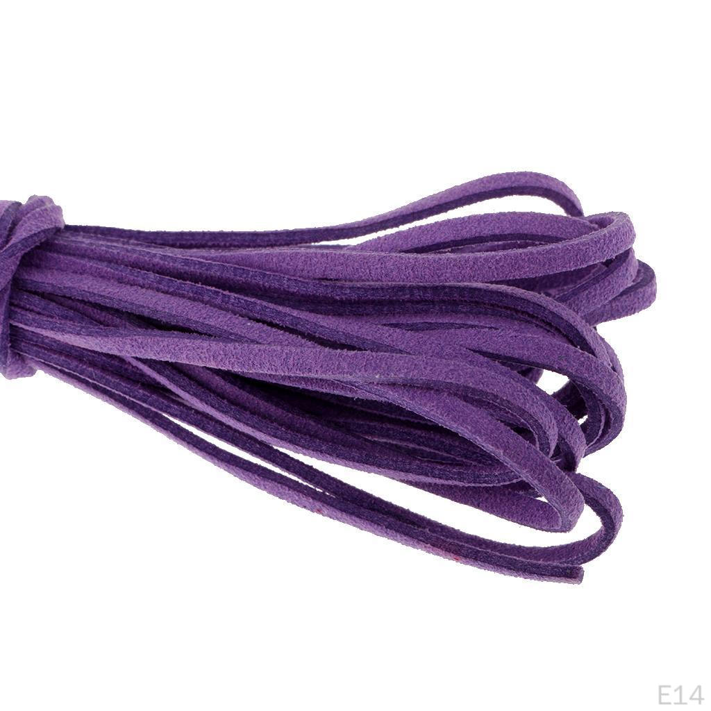 2 шт. Шнур-нить из ПУ кожи, 2 мм шириной, для изготовления бижутерии, поделок, DIY, 5 м, 15 цветов на выбор
