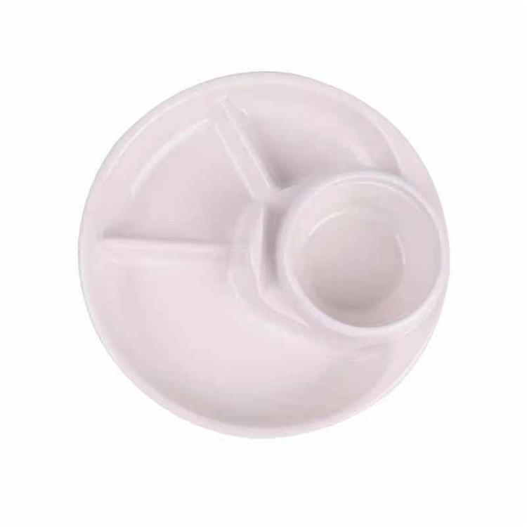 «Инновационная тарелка для одиночной еды»: Здоровый завтрак и перекус для студентов и детей"