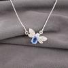 Танзанит Драгоценный Камень 925 Стерлинговое Серебро Ювелирные Изделия Циркон Подвеска Для Женщин Подарок CZP-12-4