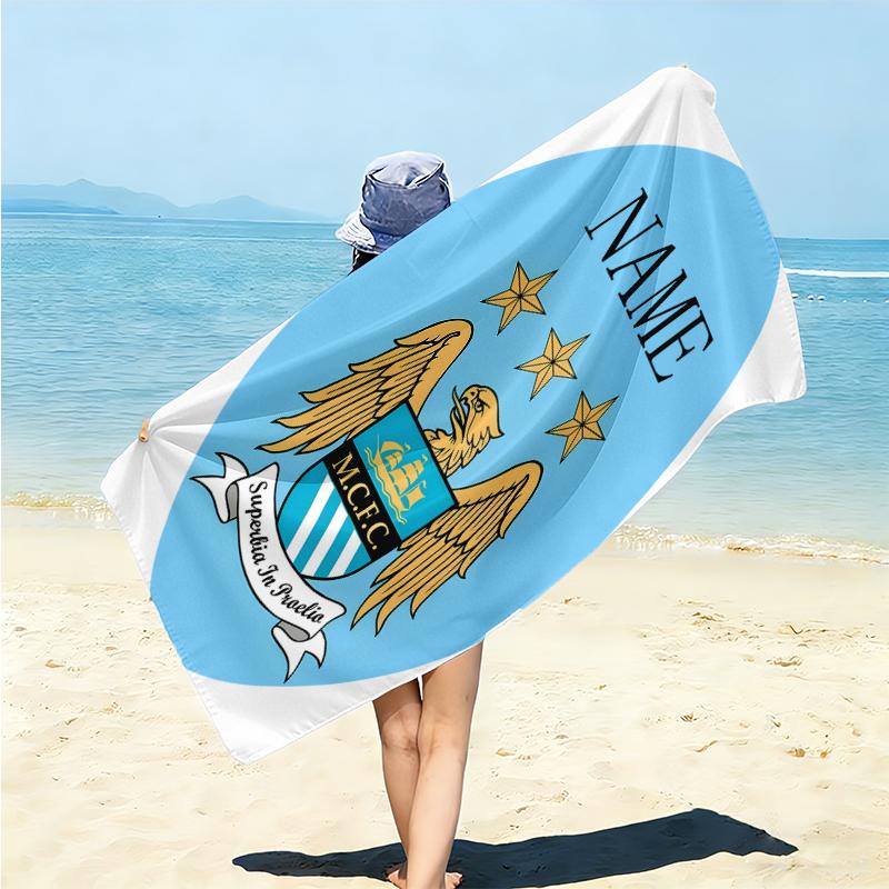 Personalized UEFA Europa Conference League Winners Beach Towel Microfiber Beach Towel Thin Absorbent for Beach Swimming Yoga Bath Sports. 0910144