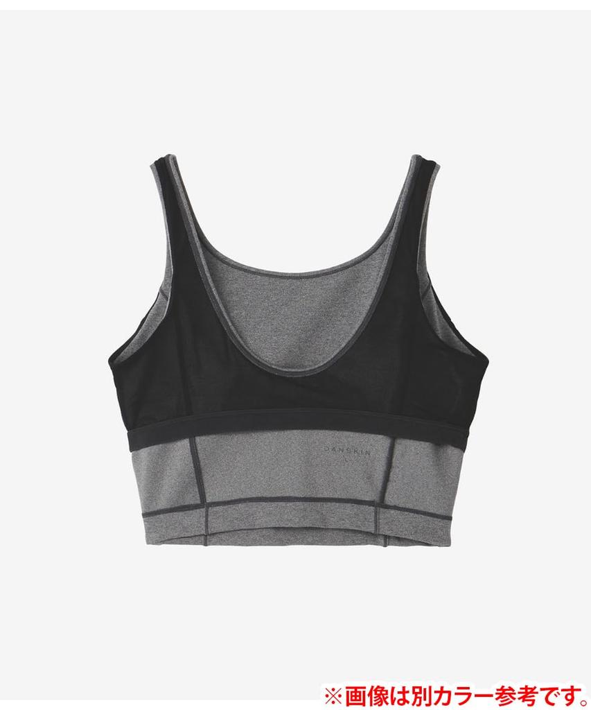 Tank Sweat Quick Odor UV Any Motion Mid L [Danskin] Верх, впитывающий, высыхающий, антибактериальный, устойчивый, защита, Верх, DC124300, женский, черный,