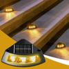 Solar Stair Lights Step Lights Outdoor Solar Powered Led Lighting Decorative Weatherproof IP65 Waterproof for House Yard Patio