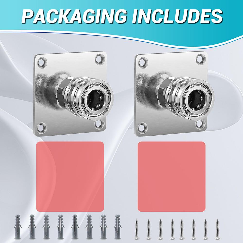 Пистолет для нанесения пены Пистолет-распылитель Быстроразъемное соединение 1/4 дюйма Инструментальный кронштейн Пистолет для мойки высокого давления Стойка для пистолета Настенное крепление Нержавеющая сталь Хранение Дом