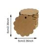 100PCS Wave Edged Round Blank Tags Elegant Gift Cards Perfect for Christmas Halloween Valentine Birthday Gift Wrapping Decor ZYF