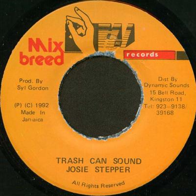 7-дюймовая пластинка JOSEPH STEPPER / FIREHOUSE CREW - Trash Can Sound none Mix Breed Recor 1992 Ямайка Регги, Ска и Даб Б/у