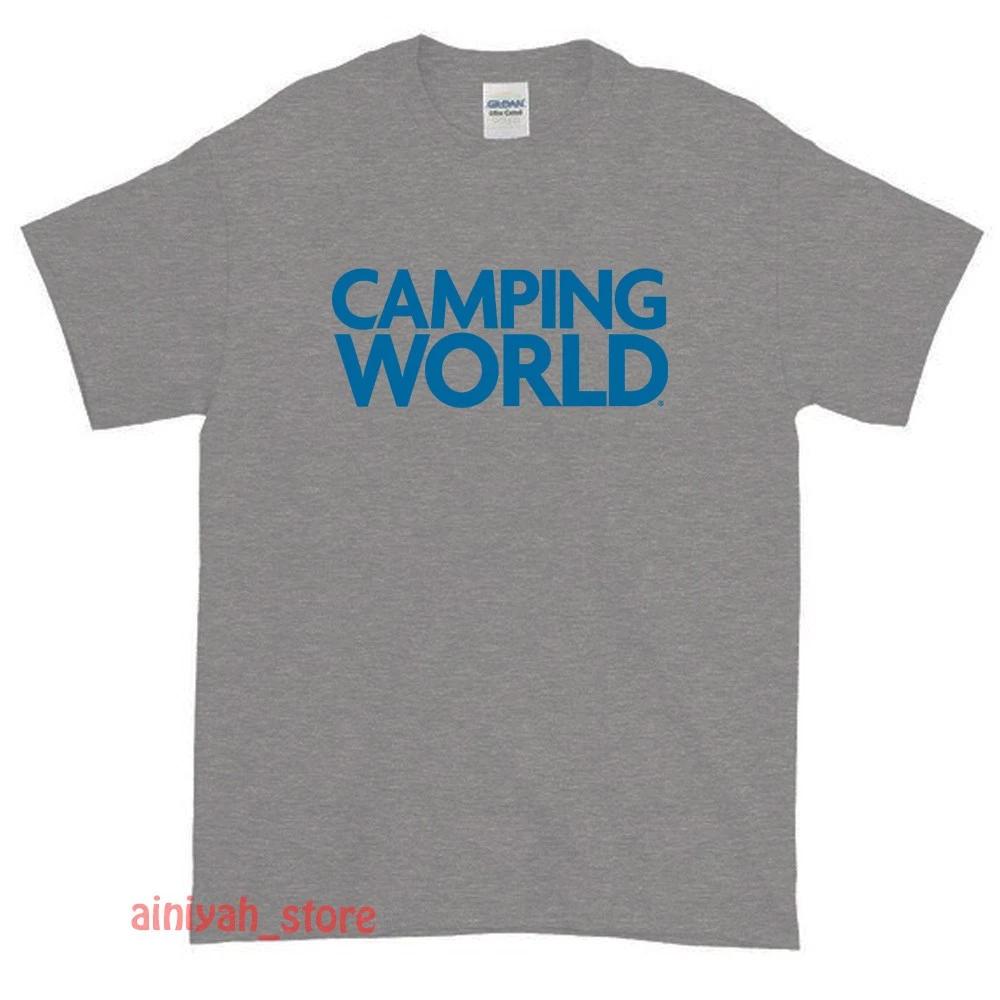 Новая мужская смешная футболка с логотипом Camping World Размер США S-XXL