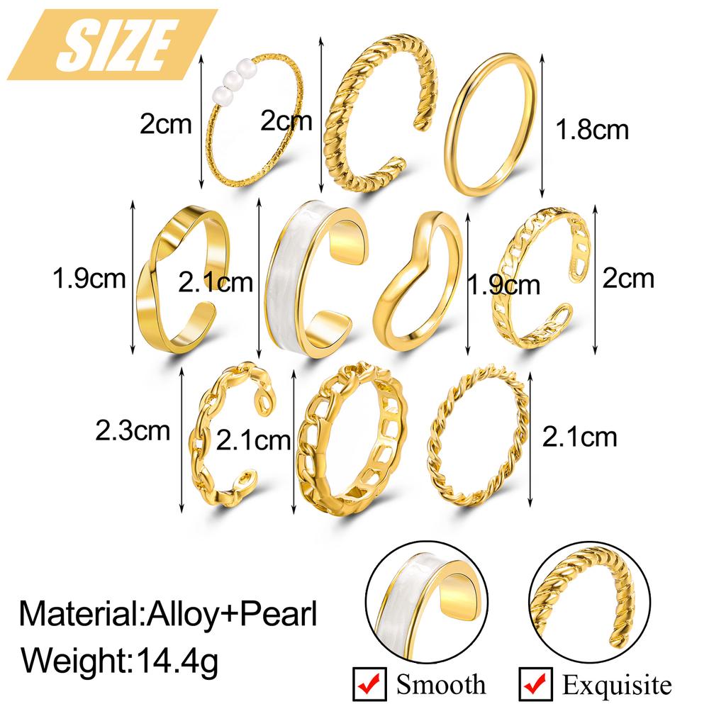 iF ME Корейский набор регулируемых колец с открытием в виде бабочки, персонализированные золотые кольца, ювелирные аксессуары