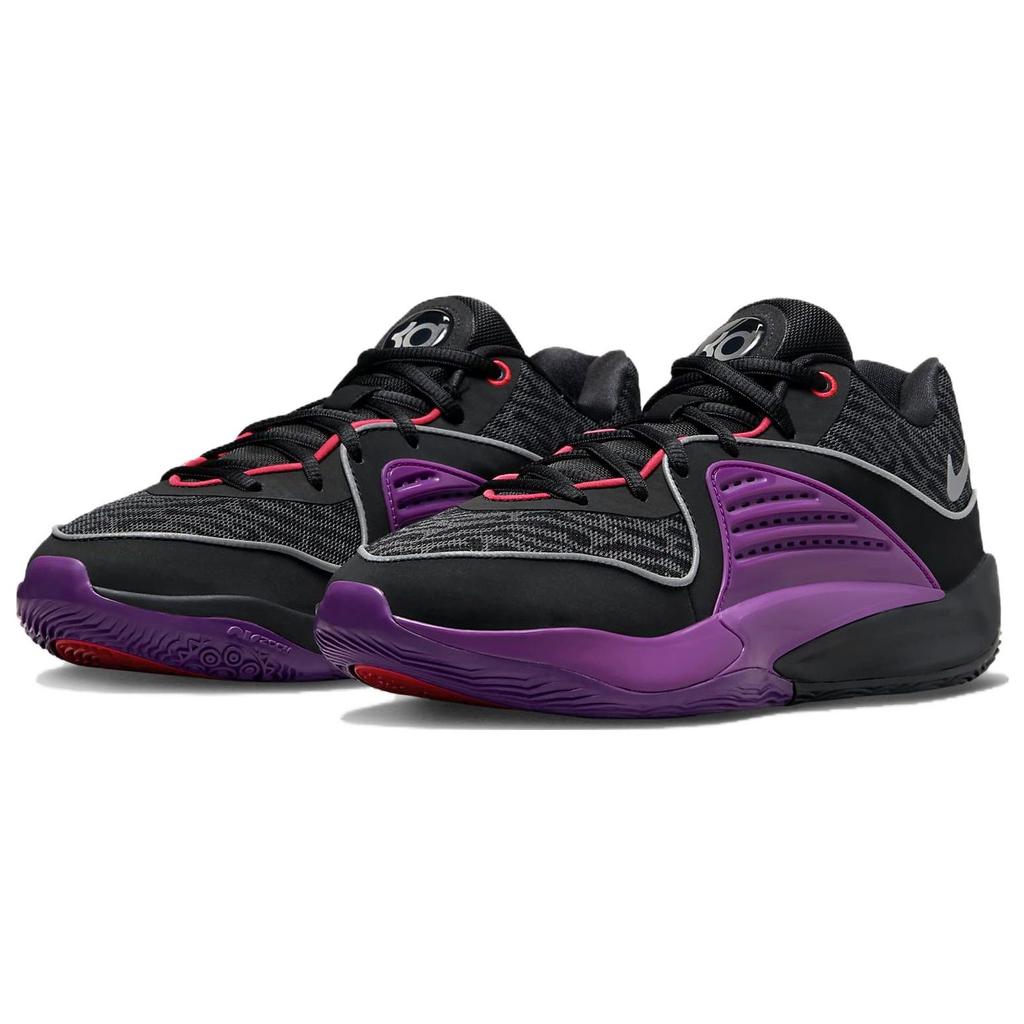 Nike KD 16 Pathway Royalties Men Sneakers Black Metallic-Silver Vivid-Purple DV2917-002