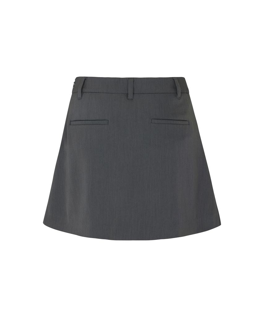 Юбка Peulleibu Classic Twill с внутренними шортами_Серый