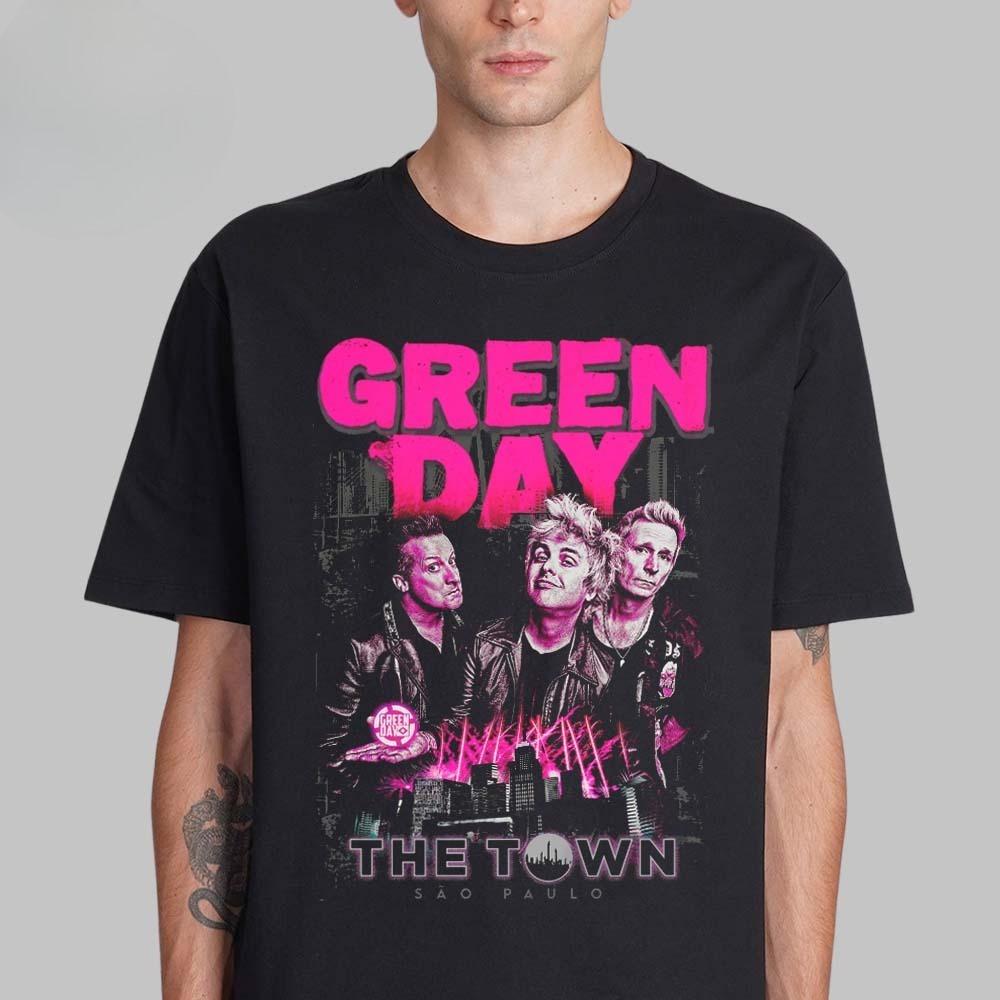 Новая футболка Green Day Riot Fest 2025 в Чикаго, Иллинойс, 21 сентября 2025 г. The Hot Dog Забавное искусство Двусторонняя футболка