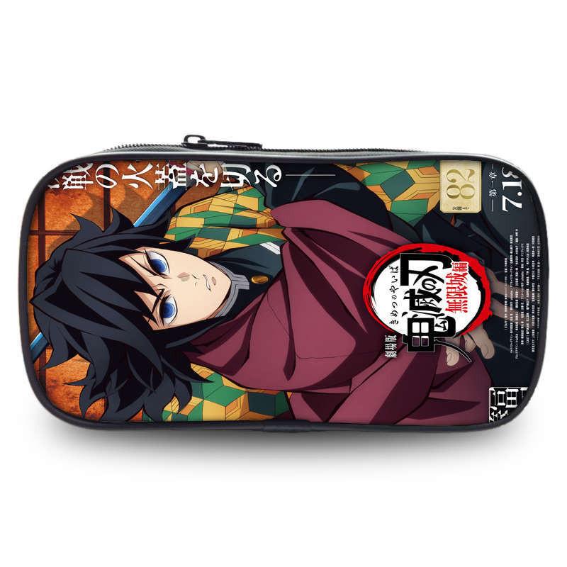 Канцелярский органайзер Demon Slayer Kimetsu No Yaiba с вместительным дизайном для школы и в качестве подарка