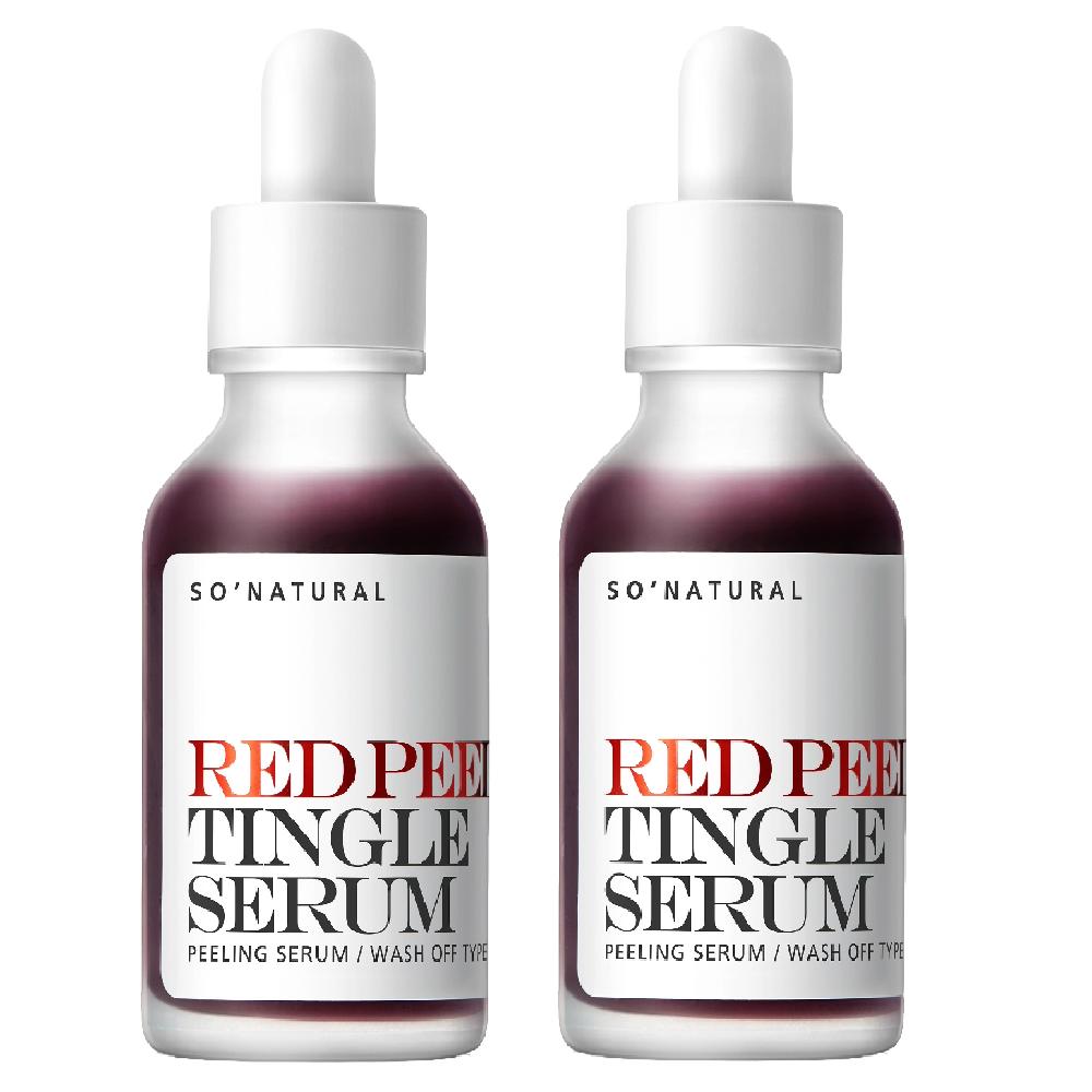 SO NATURAL Red Peel Tingle Serum, 35 мл, 2 шт.