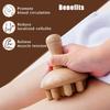 1Pc Wood Therapy Mushroom Massage Tools,Wooden Mushroom Massager,Anti Cellulite Lymphatic Therapy Massage Cup Tools For All Body