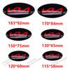 ABS For KIA Sportage Ceed Cerato Optima Sorento Picanto Soul Rio Car Accessories Car Front Hood Emblem Rear Trunk Badge Sticker ljcmw22