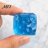 Relaxing Desk Toy Shapeable Cheese Cube Squeeze Toy, Anxiety Relief Block Sensory Stress Reduction Fake Pinch Home Office Relaxation Tool Gel Filling