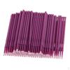 100 Pieces Disposable Extension Brushes Applicators Mascara Purple