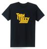 2025 Тяжелый Металл Рок-группа Thin Lizzy Футболка Мужчины Женщины Топы Музыкальный Певец Футболка с Коротким Рукавом Хлопок С Круглым Вырезом Футболка Одежда