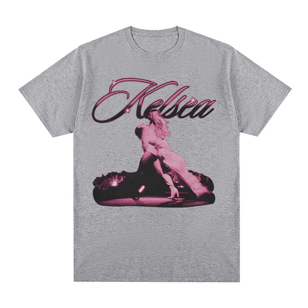 KELSEA VINTAGE PHOTO T-SHIRT Kelsea Ballerini High Quality Tee-shirt 100%cotton Round Neck Hip Hop Style Sleeve Women/men Tees