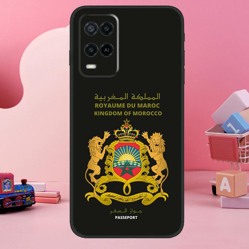 Флаг Марокко Марокканский Чехол Для OPPO A74 A54 A94 A15 A16 A17 A57 A77 A57s A52 A72 A91 A93 A96 A5 A9 A31 A53 Чехол
