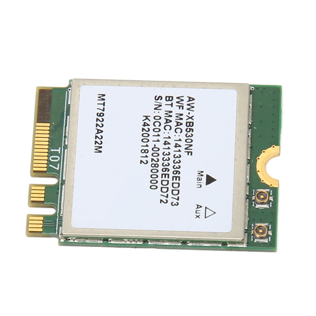 M.2 WIFI 6E Card 5374Mbps Triple Band 2.4G 5G 6G Support MU MIMO Bluetooth 5.2 M.2 Laptop Wireless