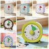 Round/Square Countdown Alarm Clock 60 Minutes Kitchen Timer Visual Timer  Kids Children Reminder