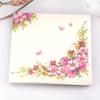20Pcs Pink Flowers Paper Napkin Disposable Birthday Wedding Party Table Decor