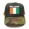 Cte dIvoire Flag Baseball Caps Unisex Country Fans Trucker Hat Summer Sunshade Breathable Mesh Net Snapback Dad Gift Hat