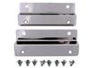 BRIGHTZ Subaru Sambar Truck S500J S510J Super Mirror Finish Stainless Steel Plated Rear Mud Flaps with Extension Brackets S500 S510 S 500 510 Sambar
