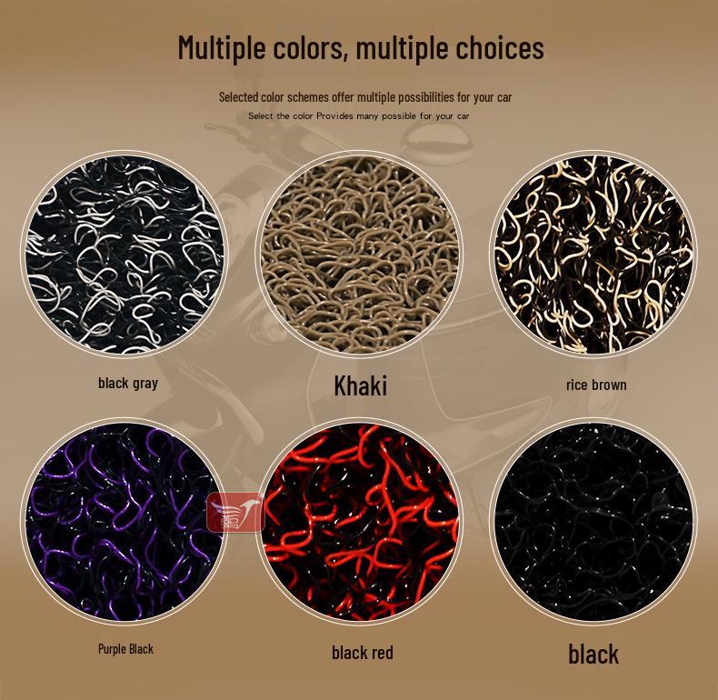 Daikin Niu Нескользящие Водонепроницаемые Коврики для Ног Электромобиля - Имитация Теленка Огненный Кот