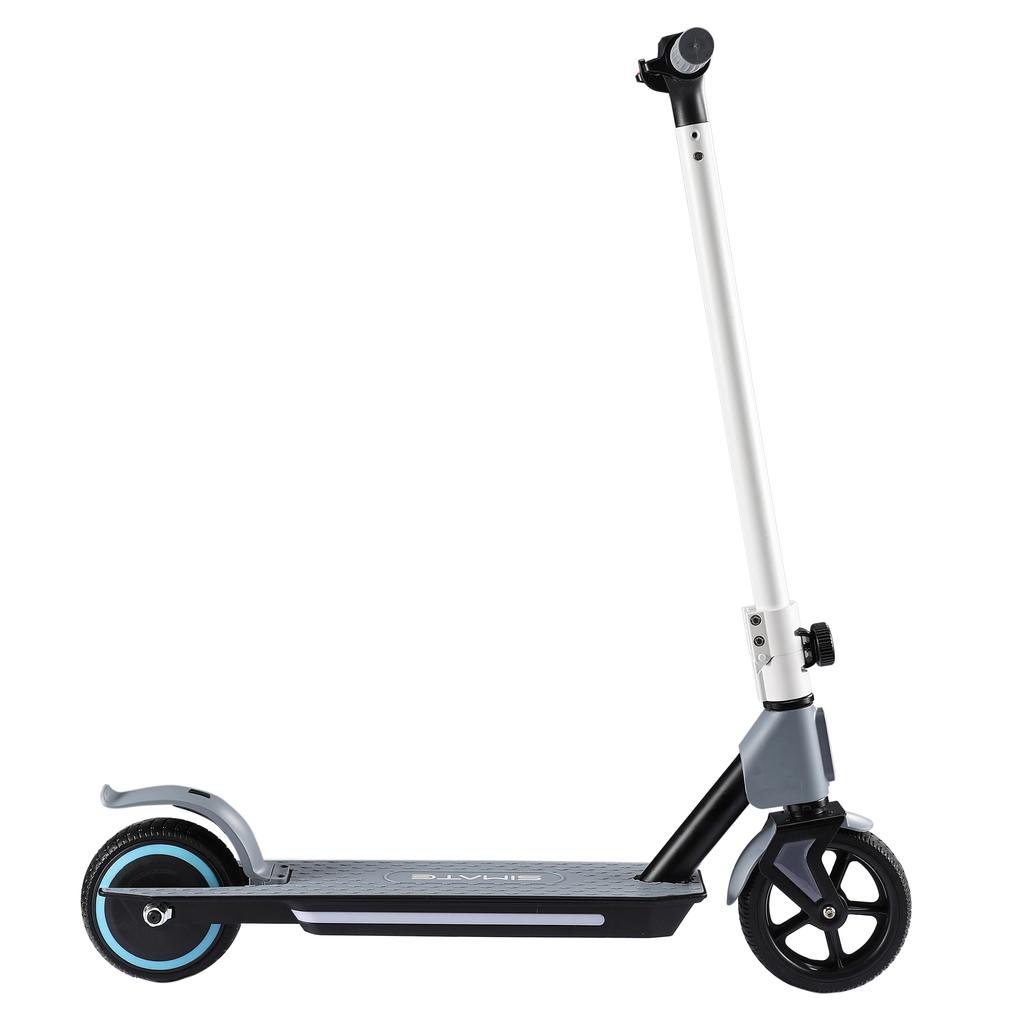 Simate S2 Safe Electric Scooter For Kid 130W Motor 24V2.5Ah Battery 14KM/H Top Speed 6.5 Inch Tires Outdoor Play Folding E-Scooter