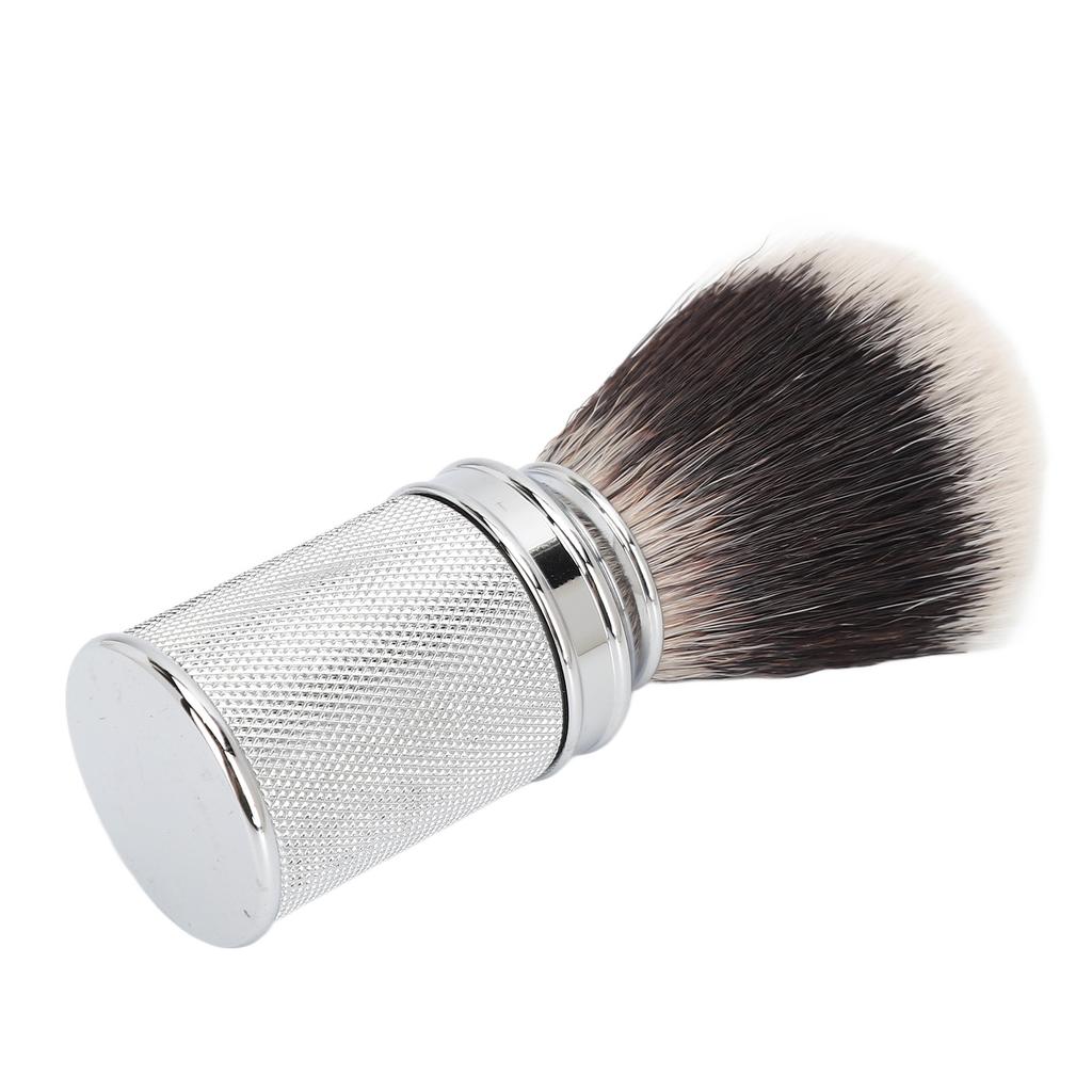 Парикмахерская щетка для мыла с мягкими нейлоновыми волосами, быстросохнущая, нескользящая ручка, щетка для мыла для бороды