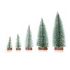 Small Christmas Tree Office Window Desktop Fake Pine Trees DIY Photo Prop Window Xmas Pine Ornaments New Year Decor Gifts JoomZL