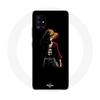 Case - Maniacase - Samsung Galaxy A51 5G - Soft - One Piece Manga Anime Luffy - Black