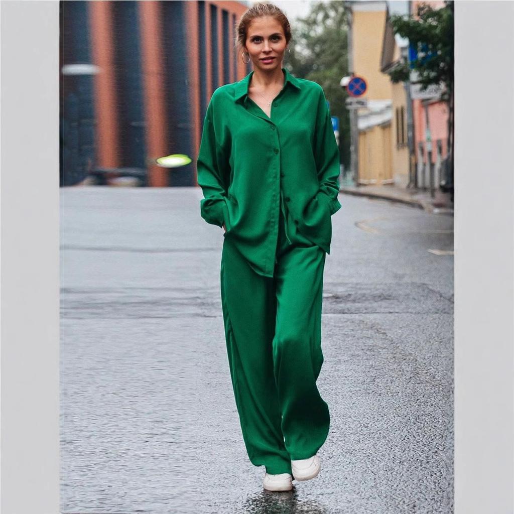 IHUASU Women's Fashion Multi-color Loose Casual Suit