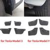 4Pcs TPE Wheel Invisible Mud Flaps for Tesla Model 3 Y 2022 Mudflaps Mudguard Splash Fender Guards Fit Car Accessories