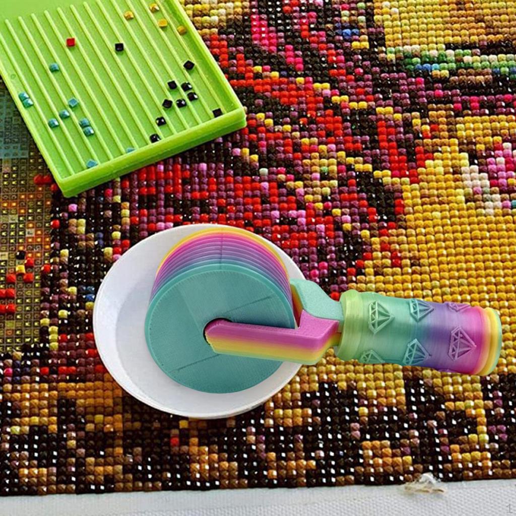 Алмазный малярный валик ,5D инструмент ,Удобный ,Быстрый и плавный, Удобный захват ,Клей для DIY-проектов