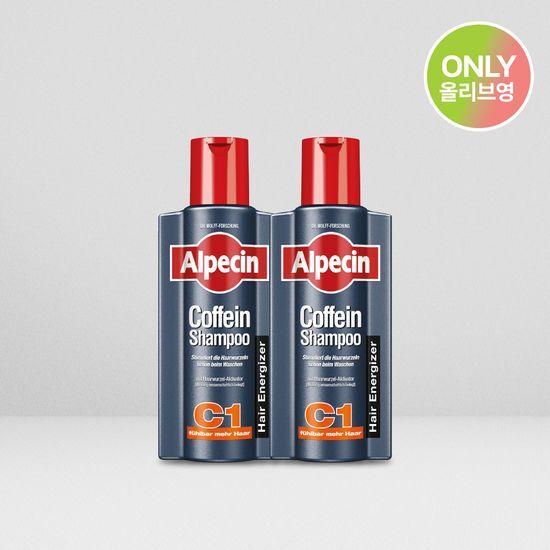 Alpecin Шампунь с кофеином C1 250 мл*2 (2 упаковки)