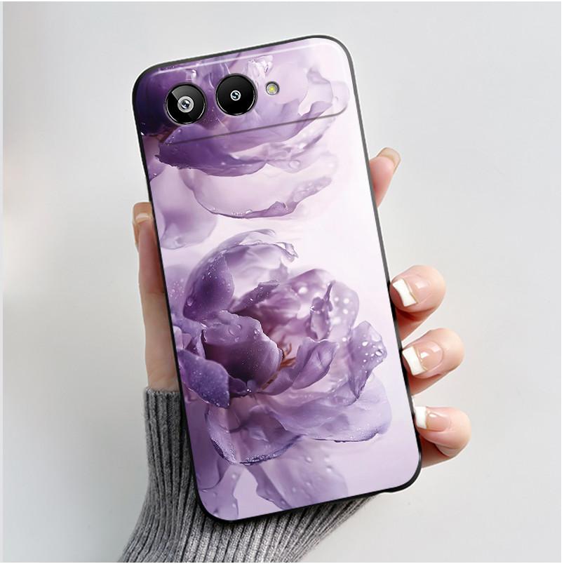 Casing For BLU G95 Case Aesthetic Luxury Cute Cool Boys Girls Pattern Black Matte Soft TPU Silicone Phone Case Back Shell Cover
