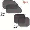 2/4PCS Car Window Sunshade Cover Block For Kids Car Side Window Shade Cling Sunshades Sun Shade Cover Visor Shield Screen Hot