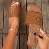 Summer Flat Sandals Women's Trend Comfortable Beach Sandals Women's Shoes