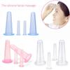 4Pcs Silicone Facial Massage Cups Cupping Device, Facial Cupping Set Silicone Cups, Face and Eye