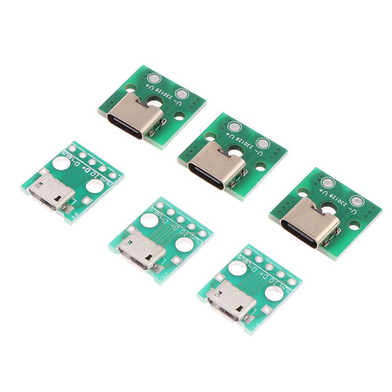 10 шт. Разъем Micro USB Android Type-C гнездовой разъем Порт зарядки USB разъем Ph2.0 Крепежная пластина с винтами