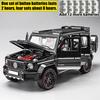 1:24 Металлическая литая модель автомобиля Mercedes Benz G800 Звук и свет Высокая симуляция Домашние модные украшения Коллекция Хобби Подарок