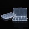 Transparent Fruit Fork Storage Box Organizer Plastic Storage Case Adjustable Container For Kids Fruit Fork Organizer Display Box
