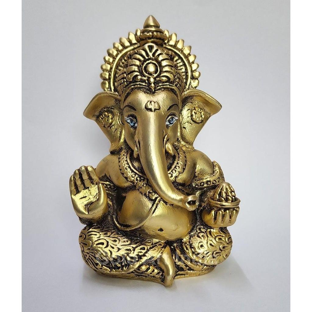 Идол Ганеши | Статуя Ганеши для домашнего декора | Мурти Ганеши для офисного стола и идол Ганапати для приборной панели автомобиля